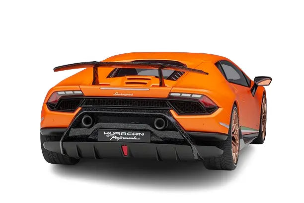 Lamborghini Huracan Performante Arancio Anthaeus / Matt Orange with Copper Wheels 1/12 Scale - Perfect Diecast