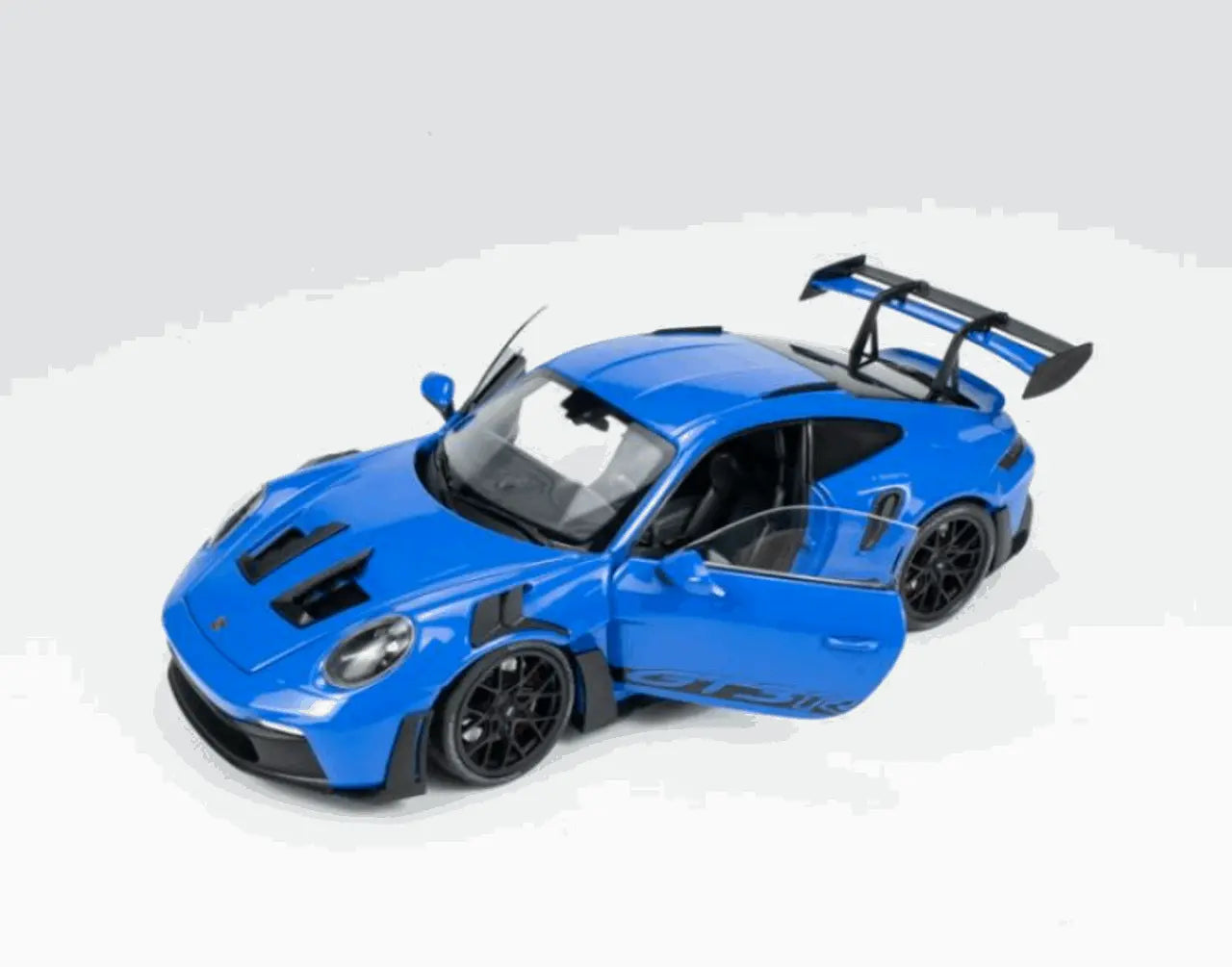 2022 Porsche 911 (992) GT3 RS (Blue with Black Wheels) 1/18 Scale