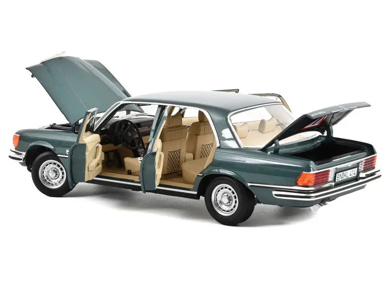 1979 Mercedes-Benz 450 SEL 6.9 Petrol Green Metallic 1/18 Scale - Perfect Diecast