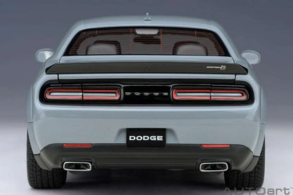 2022 Dodge Challenger R/T Scat Pack Widebody Smoke Show Gray 1/18 Scale