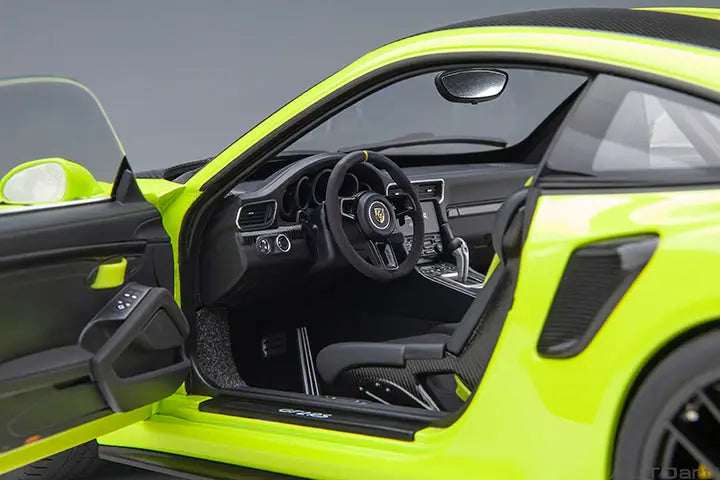 PORSCHE 911 (991.2) GT2 RS WEISSACH PACKAGE (ACID GREEN) Perfect Diecast