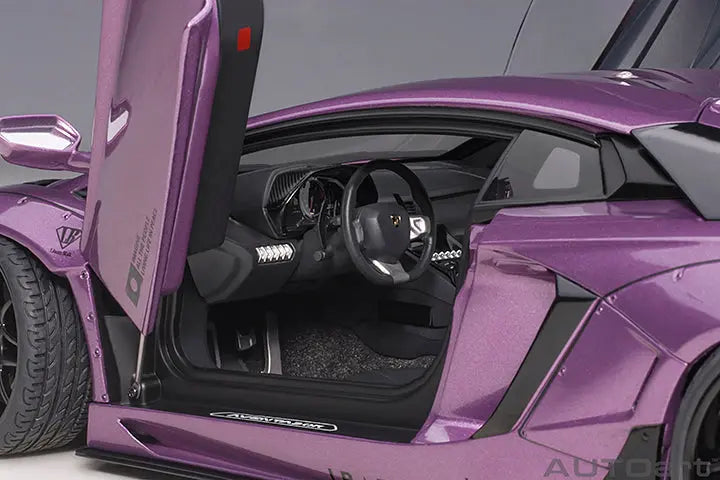 Lamborghini Aventador Liberty Walk LB-Works Viola SE30 Purple Metallic - Perfect Diecast