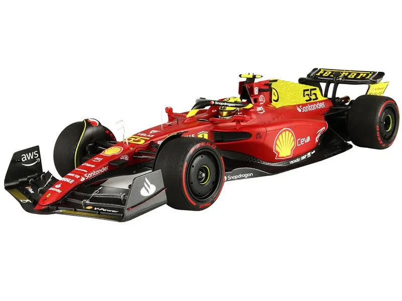 Ferrari SF-75 #55 Carlos Sainz Formula One F1 Italian-Monza GP (2022) Limited Edition 1/18 Scale - Perfect Diecast