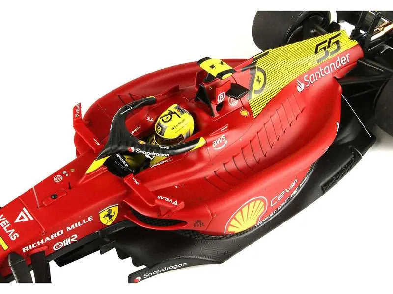 Ferrari SF-75 #55 Carlos Sainz Formula One F1 Italian-Monza GP (2022) Limited Edition 1/18 Scale