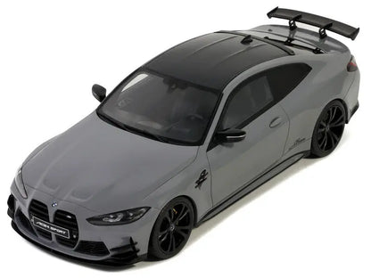 BMW M4 AC Schnitzer Nardo Gray with Carbon Top 1/18 Scale - Perfect Diecast