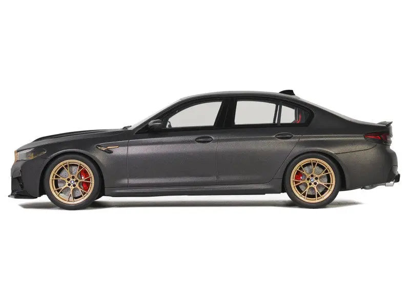 BMW M5 CS Black Metallic with Gold Wheels 1/18 Scale - Perfect Diecast