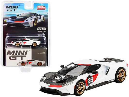 Ford GT #98 Ken Miles Heritage Edition (2021) Limited Edition to 3000 pieces Worldwide 1:64 Scale - Perfect Diecast