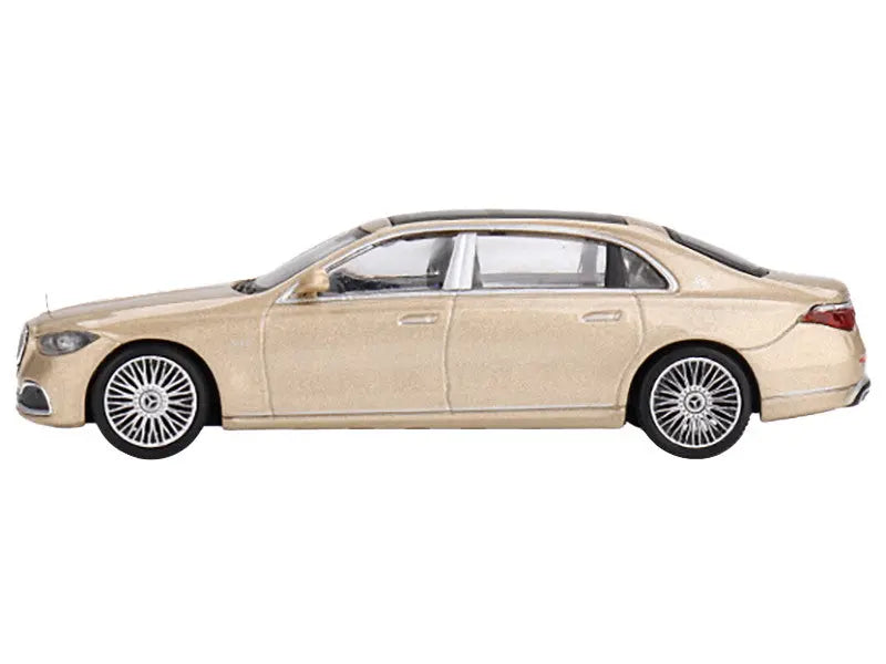 Mercedes-Maybach S680 Champagne Gold Metallic with Sunroof Limited Edition to 2760 pieces Worldwide 1/64 Scale - Perfect Diecast