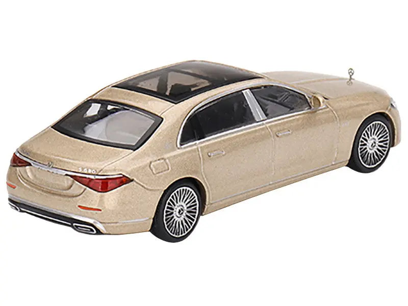 Mercedes-Maybach S680 Champagne Gold Metallic with Sunroof Limited Edition to 2760 pieces Worldwide 1/64 Scale - Perfect Diecast