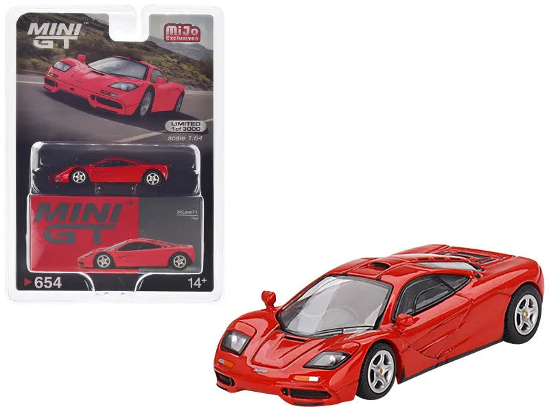 McLaren F1 Red Limited Edition to 3000 pieces Worldwide 1/64 Scale - Perfect Diecast