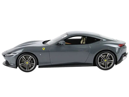Ferrari Roma Medium Gray with DISPLAY CASE Limited Edition to 20 pieces Worldwide 1/18 Scale - Perfect Diecast
