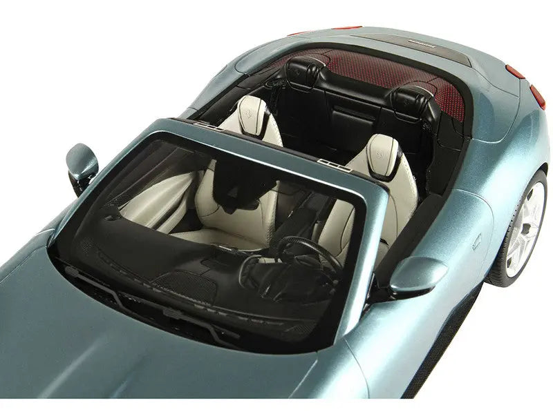 Ferrari Roma Spider (Open Roof) Celeste Tevere Blue Metallic with DISPLAY CASE Limited Edition to 180 pieces Worldwide 1/18 Scale diecast models wholesale
