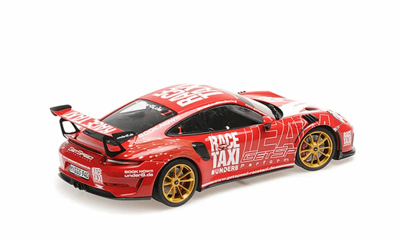 1:18 SCALE orsche 911 GT3RS (991.2) "GetSpeed Race-Taxi" Livery
