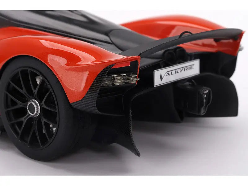 Aston Martin Valkyrie Maximum Orange with Black Top 1/18 Scale - Perfect Diecast